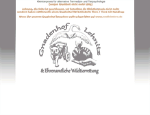 Tablet Screenshot of kleintierpraxis16515.de